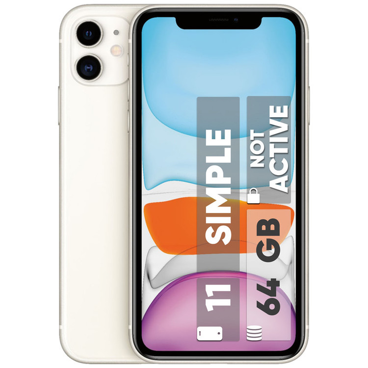 گوشی موبایل اپل مدل iPhone 11 تک سیم کارت ظرفیت 64 گیگابایت و رم 4 گیگابایت - نات اکتیو