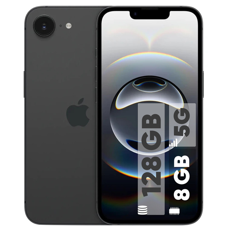 گوشی موبایل اپل مدل iPhone 16e ZAA دو سیم کارت ظرفیت 128 گیگابایت و رم 8 گیگابایت