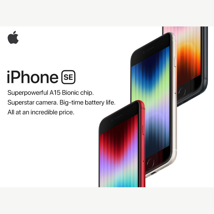 گوشی موبایل اپل مدل iPhone SE 2022 JA تک سیم کارت ظرفیت 128 گیگابایت و رم 4 گیگابایت - اکتیو